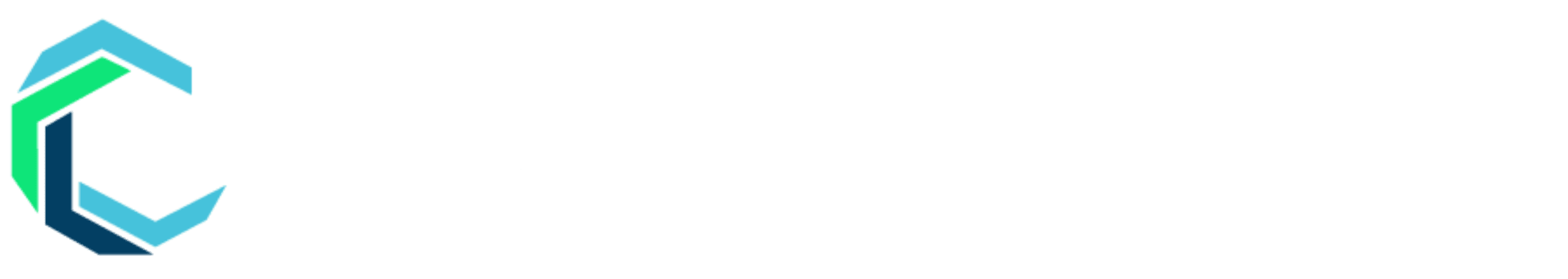 Logo of Cleaner Marketing featuring a stylized geometric "C" in blue and green, followed by the text "CLEANER MARKETING" in bold, white capital letters on a black background.